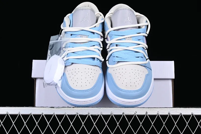All categories Air Jordan Jordan series basketball shoes Air Jordan 1 Low Z version Air Jordan 1 Low AJ1 Joe 1 University blue strap purple hook low-top basketball shoes DC0774-050